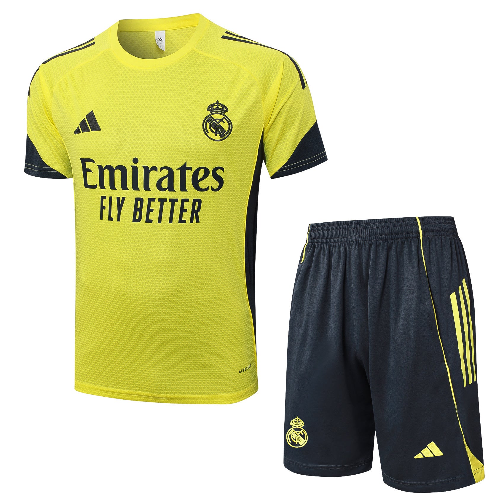 Kit de Treino adulto Real Madrid 2025/26 Short e Camisa
