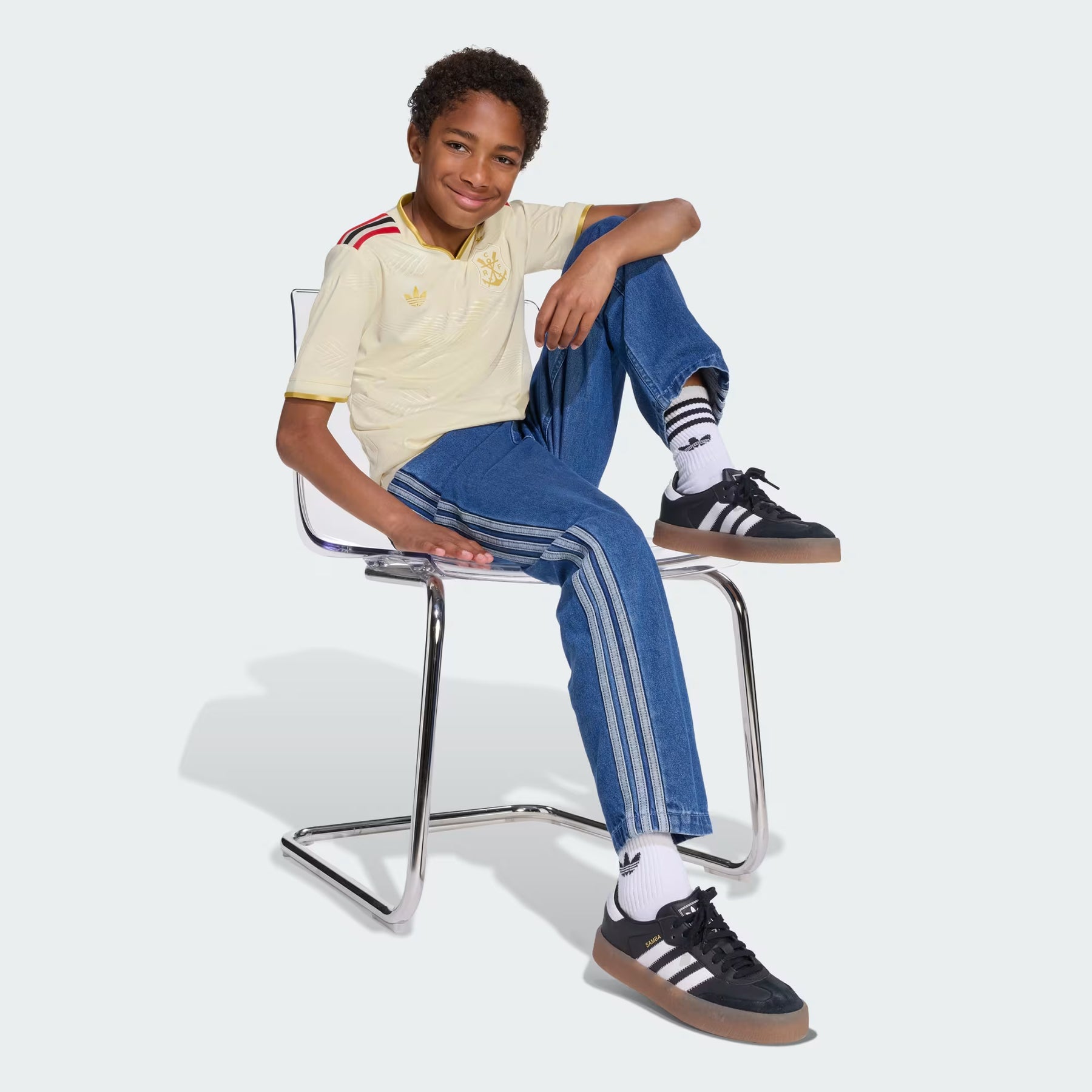 Kit Infantil Flamengo III 25/26 Torcedor Adidas