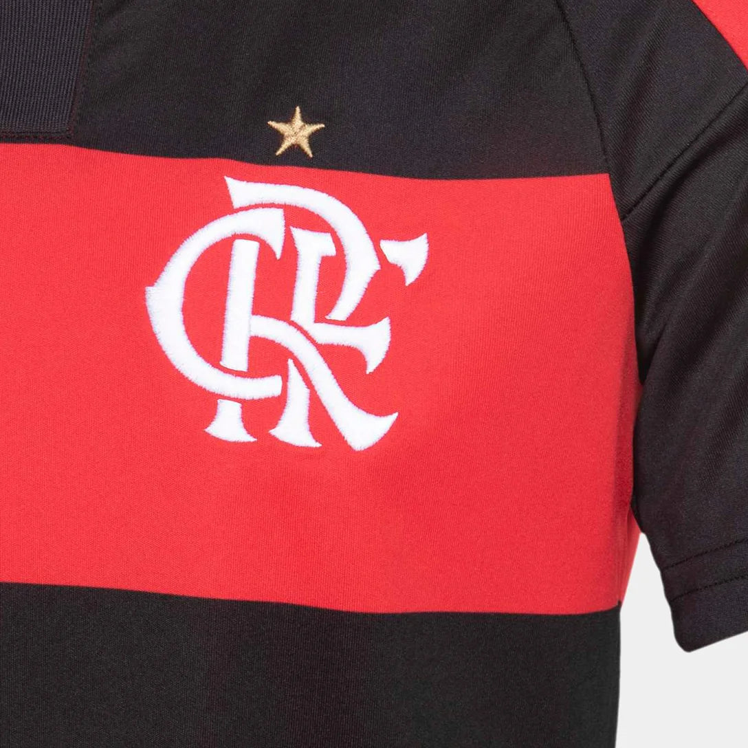 Kit Infantil Flamengo I 2026/27 Torcedor Adidas