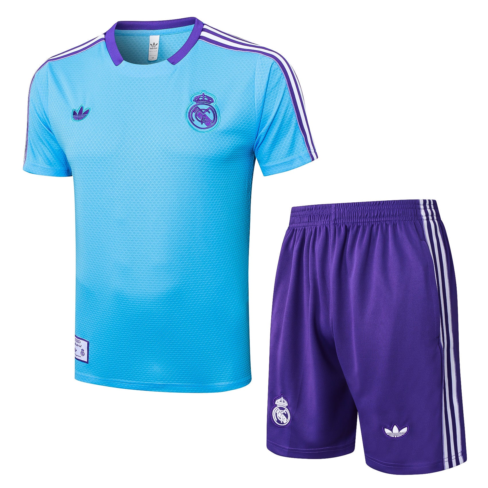 Kit de Treino adulto Real Madrid 2025/26 Short e Camisa