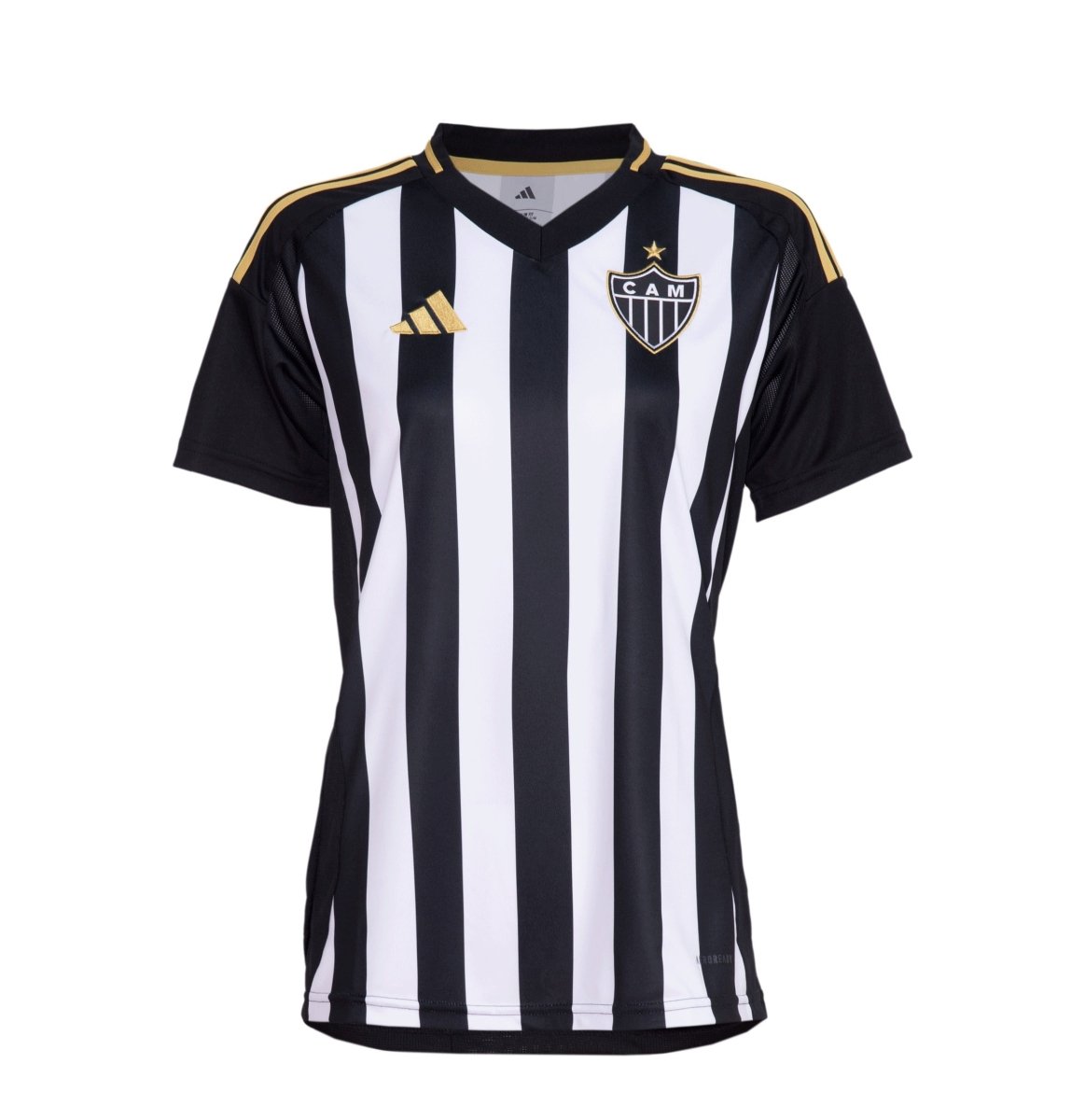 Camisa 1 Atlético MG 25/26 Preta e branca - (Feminina) - DA Sports Oficial