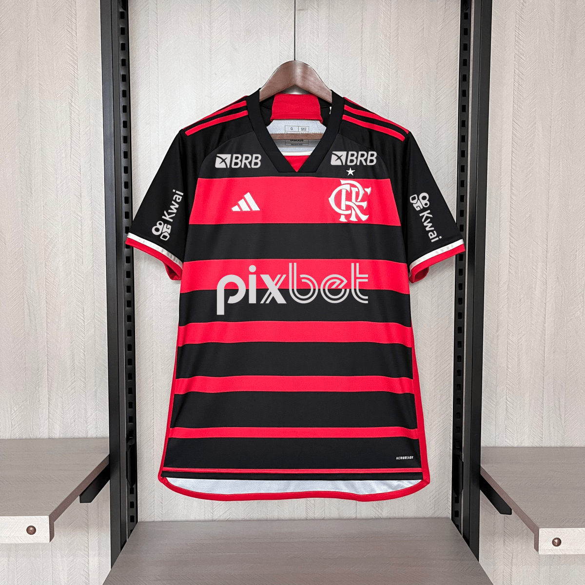 Camisa Adidas Flamengo I 2024 Com Patrocínio - DA Sports Oficial