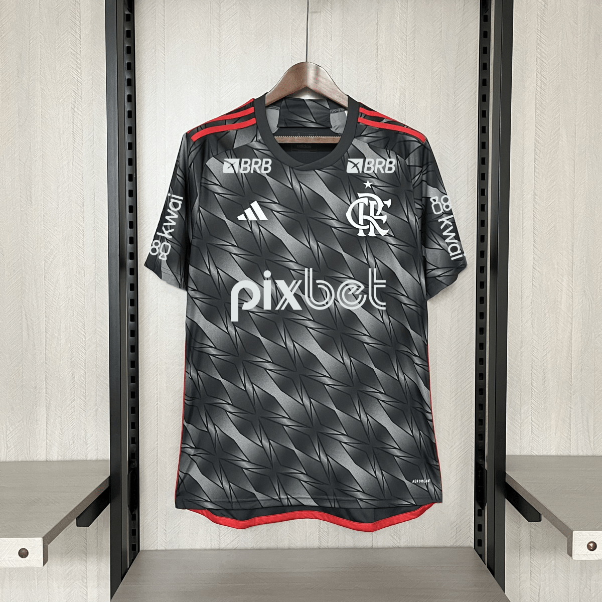 Camisa Adidas Flamengo III 2024 Com Patrocínio - DA Sports Oficial