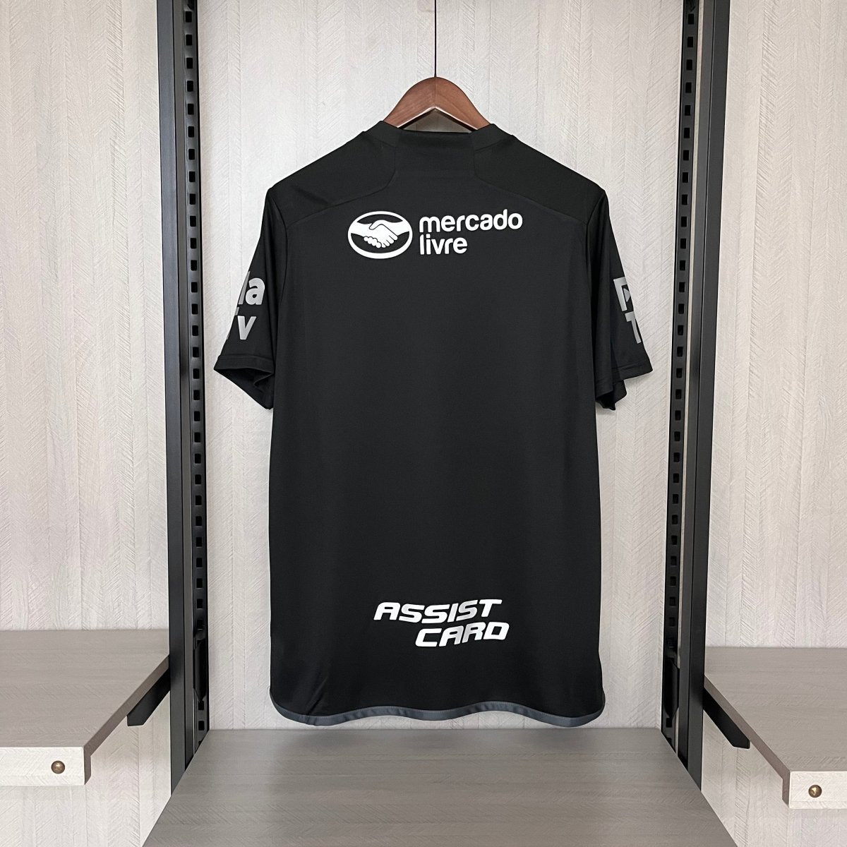 Camisa Adidas Flamengo III 23/24 Preta (Com patrocinios) - DA Sports Oficial