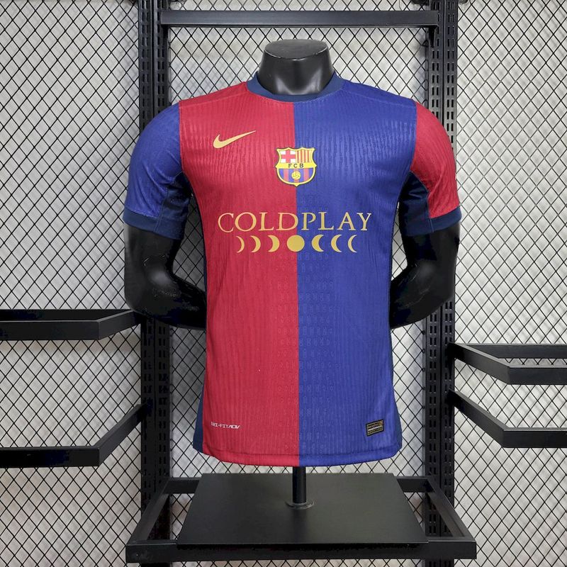 Camisa Barcelona I 24/25 ColdPlay jogador – DA Sports Oficial
