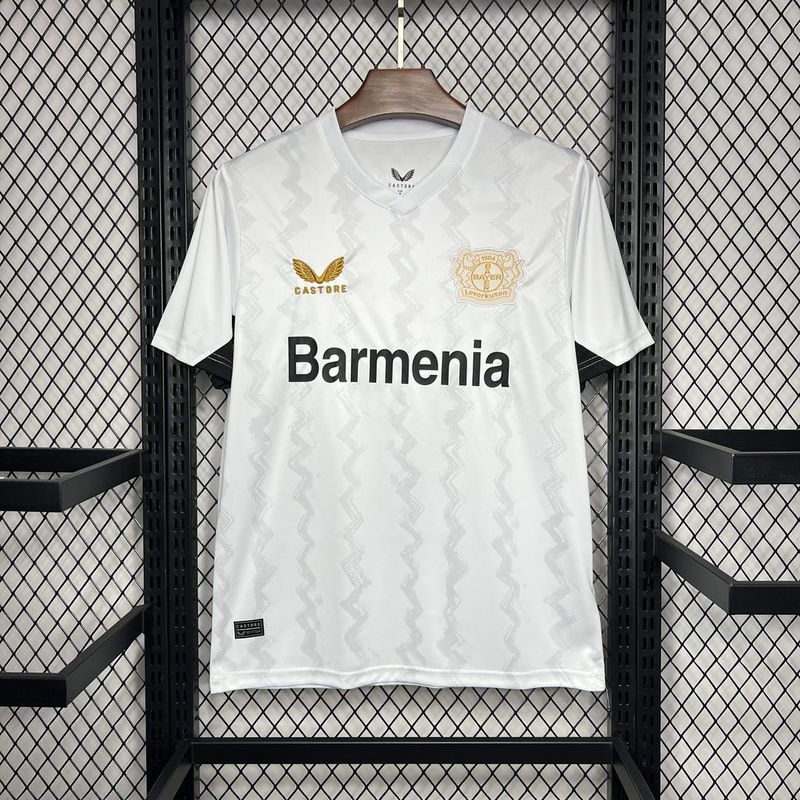 Camisa Bayer Leverkusen Away 24/25 - Branco - DA Sports Oficial