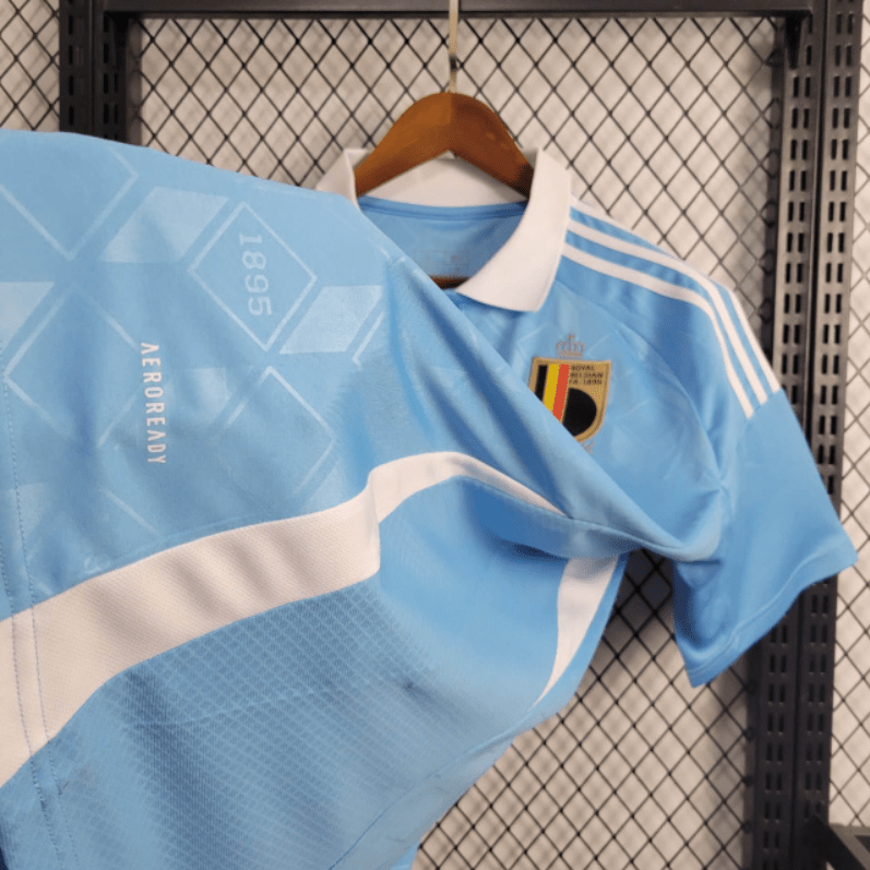 Camisa Bélgica Away 24/25 s/n° Torcedor Adidas Masculino - Azul celeste - DA Sports Oficial