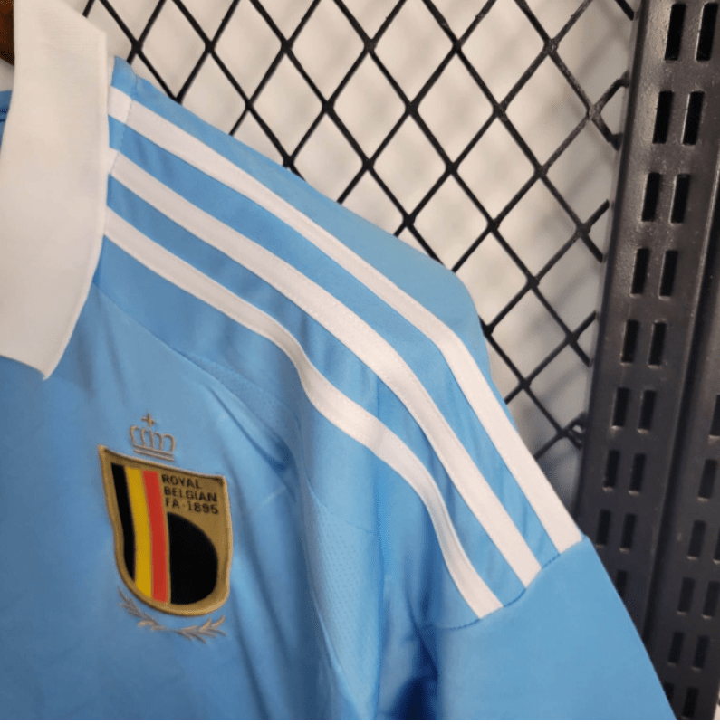 Camisa Bélgica Away 24/25 s/n° Torcedor Adidas Masculino - Azul celeste - DA Sports Oficial