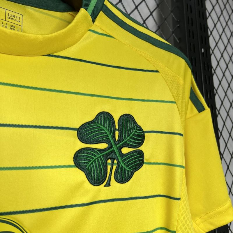 Camisa Celtic Away 24/25 s/n° Amarela - DA Sports Oficial