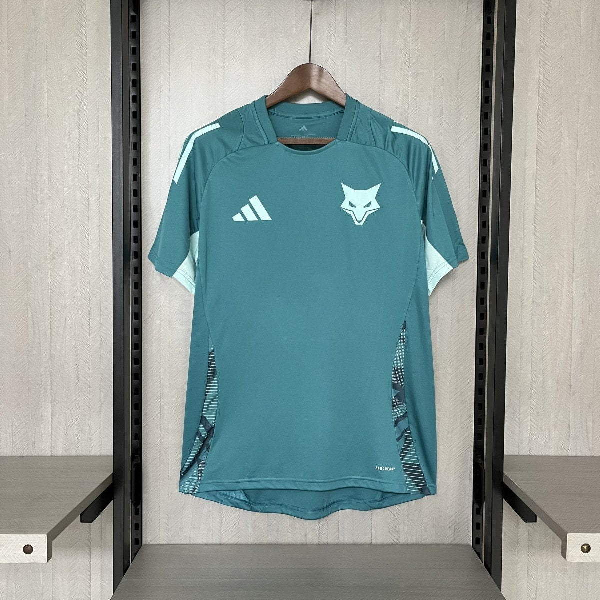 Camisa Cruzeiro 25/26 Treino Adidas Masculina - Azul Turquesa+Branco - DA Sports Oficial