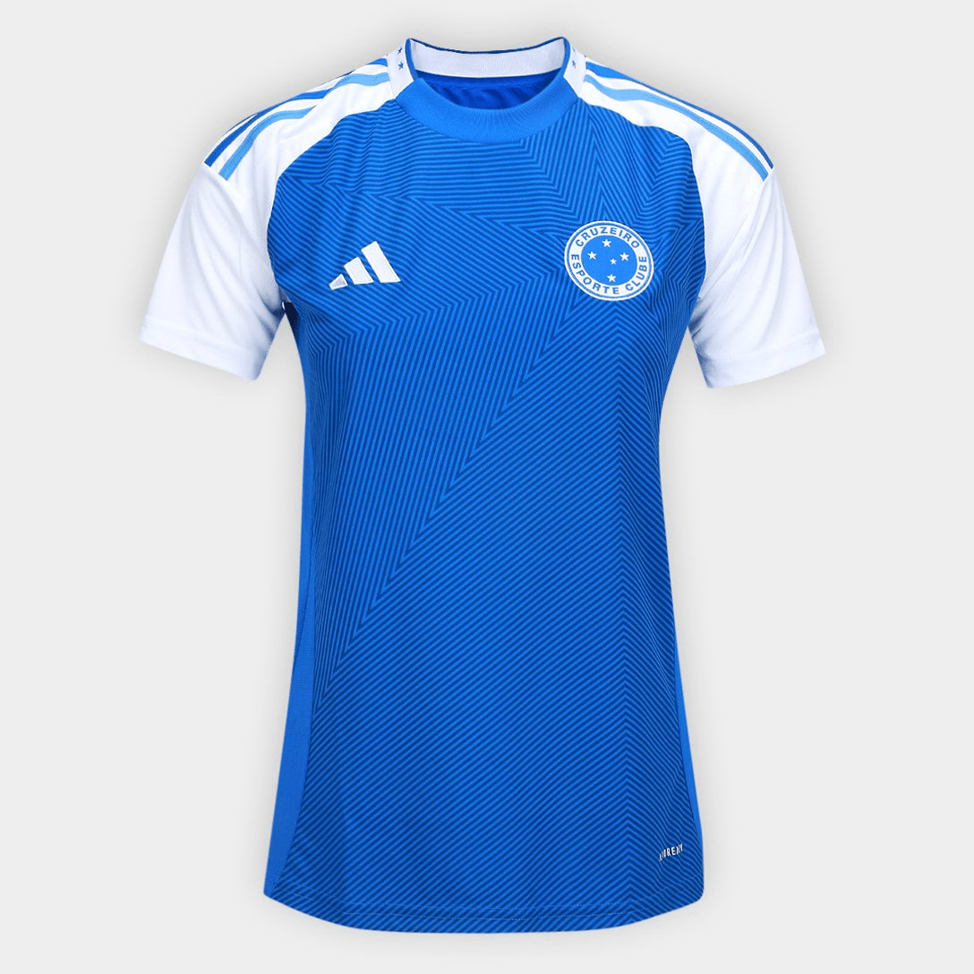 Camisa Cruzeiro I 25/26 Adidas - Azul - (Feminina) - DA Sports Oficial