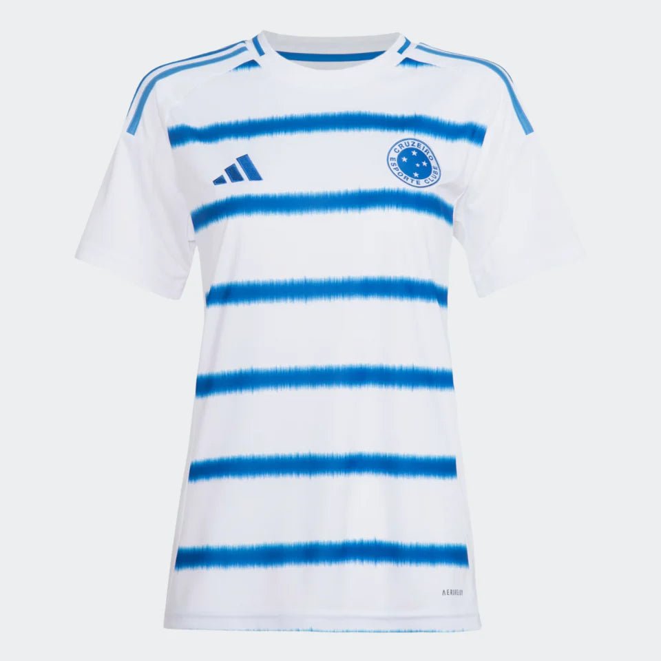 Camisa Cruzeiro II 25/26 Adidas - Branca - (Feminina) - DA Sports Oficial