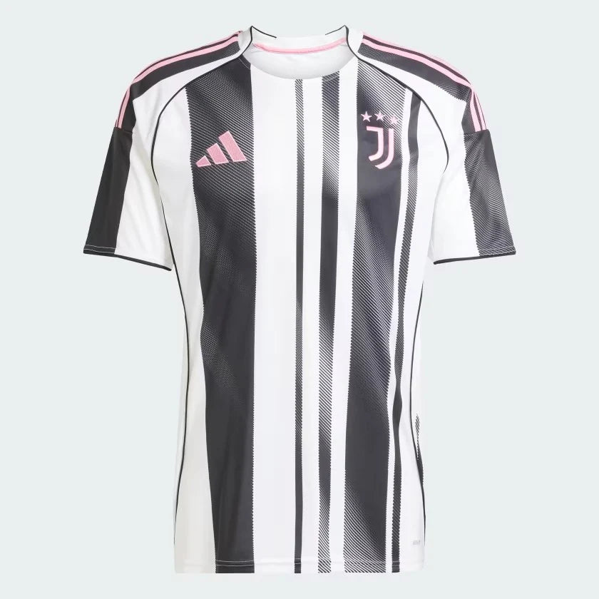 Camisa da Juventus Home 2025 - Preta e Branca - DA Sports Oficial