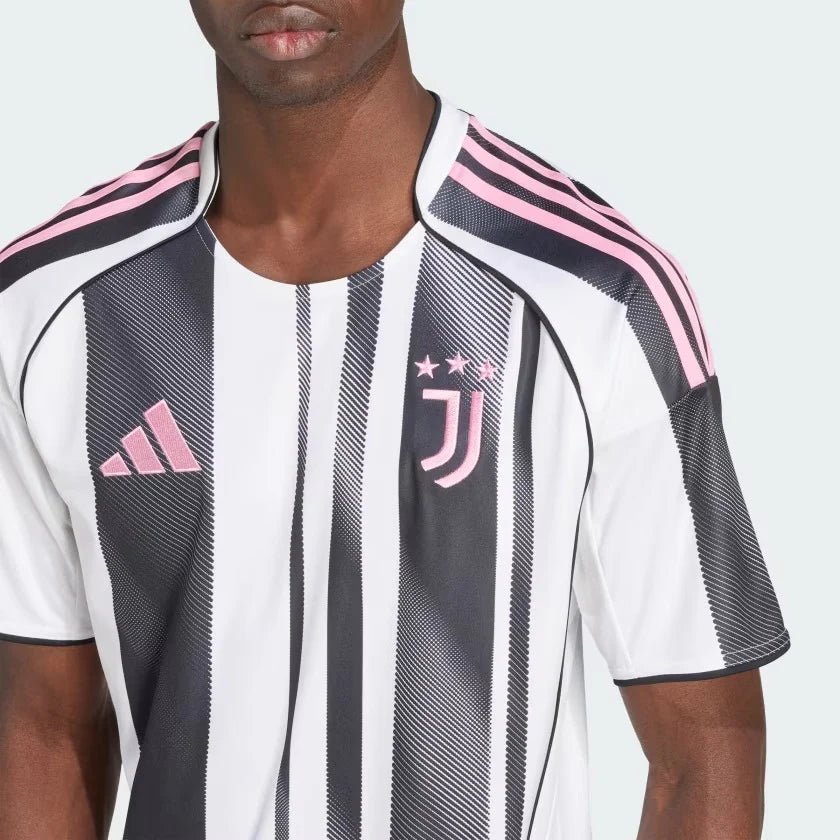 Camisa da Juventus Home 2025 - Preta e Branca - DA Sports Oficial