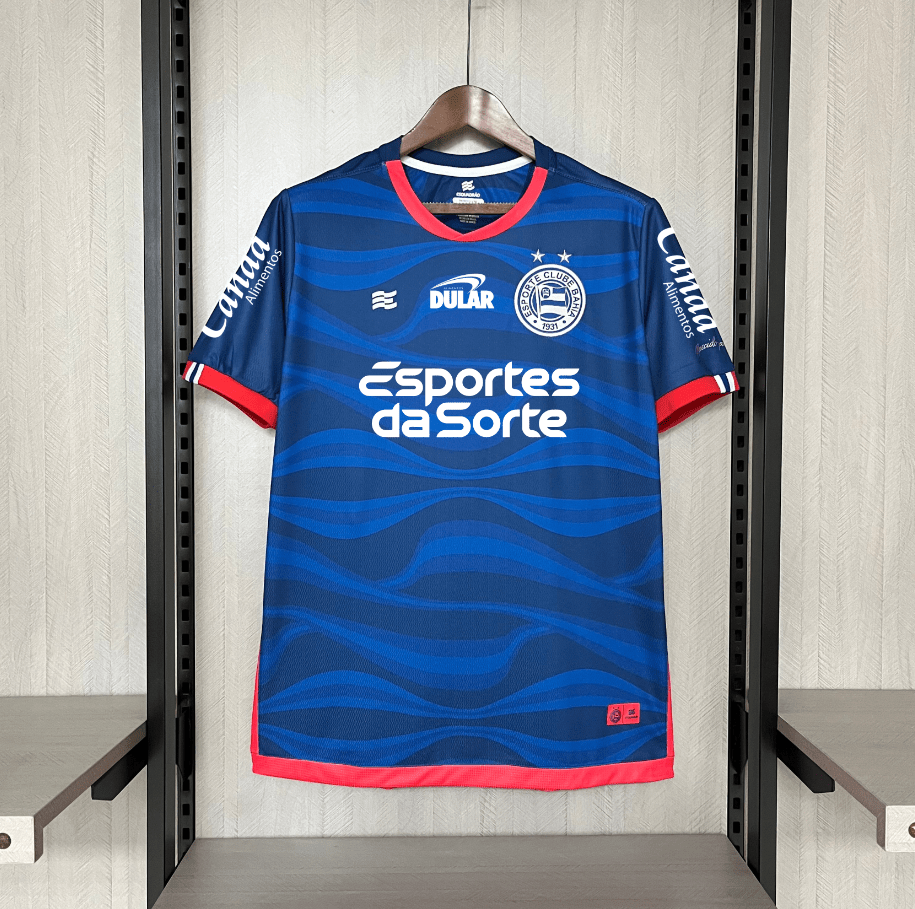 Camisa do Bahia 24/25 Fora (Com todos patrocinadores)