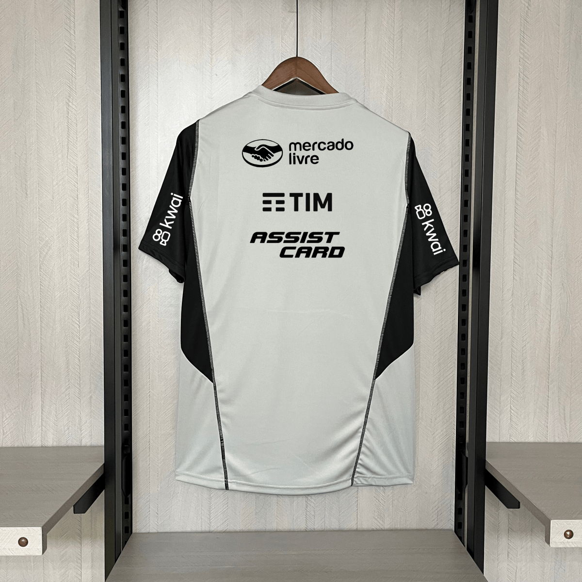 Camisa do Flamengo Treino 24/25 Cinza(Com patrocinio) - DA Sports Oficial