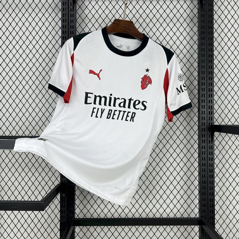 Camisa do Milan Away 2025 Branca - DA Sports Oficial