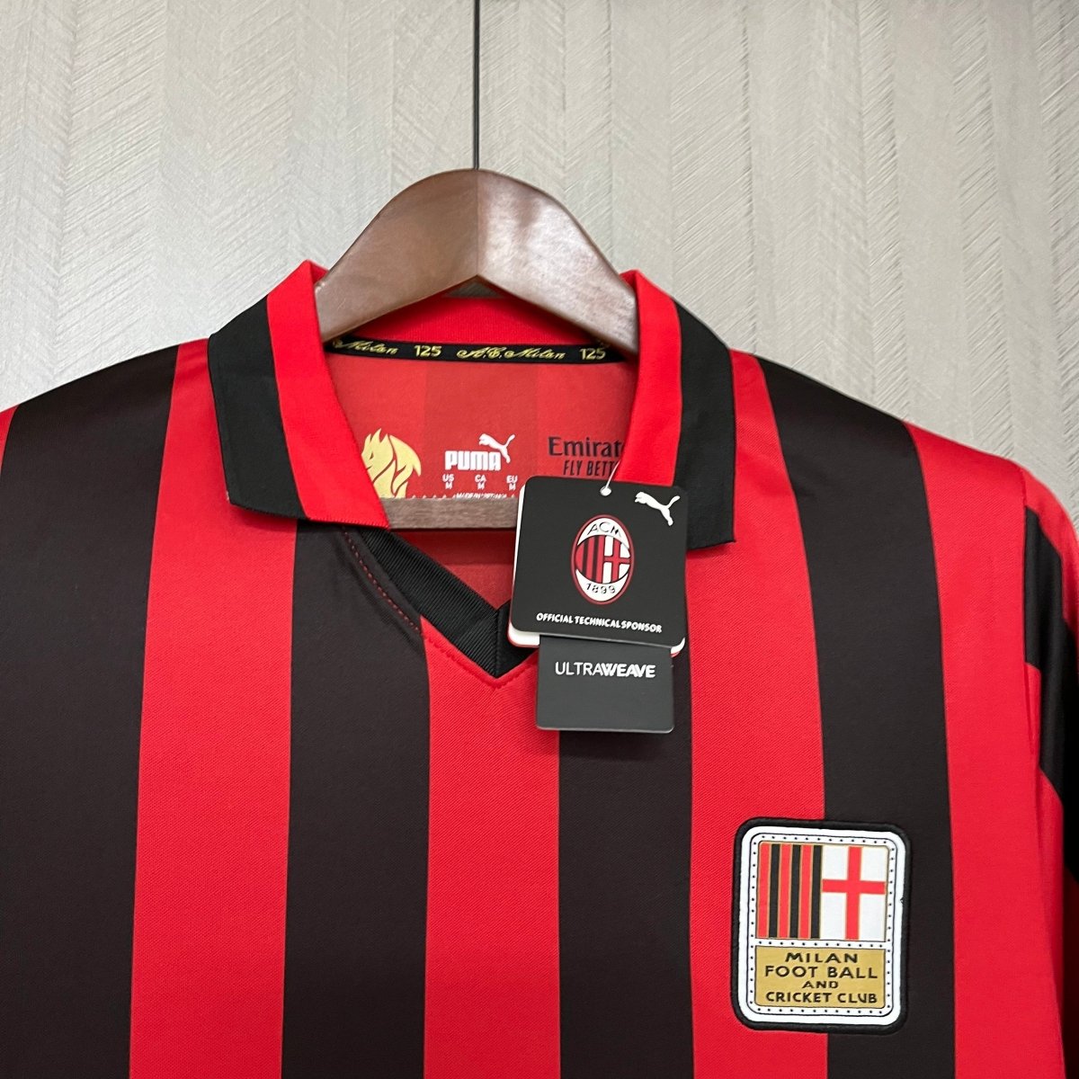 Camisa do Milan Edição Especial 125 anos - Torcedor Masculina - DA Sports Oficial