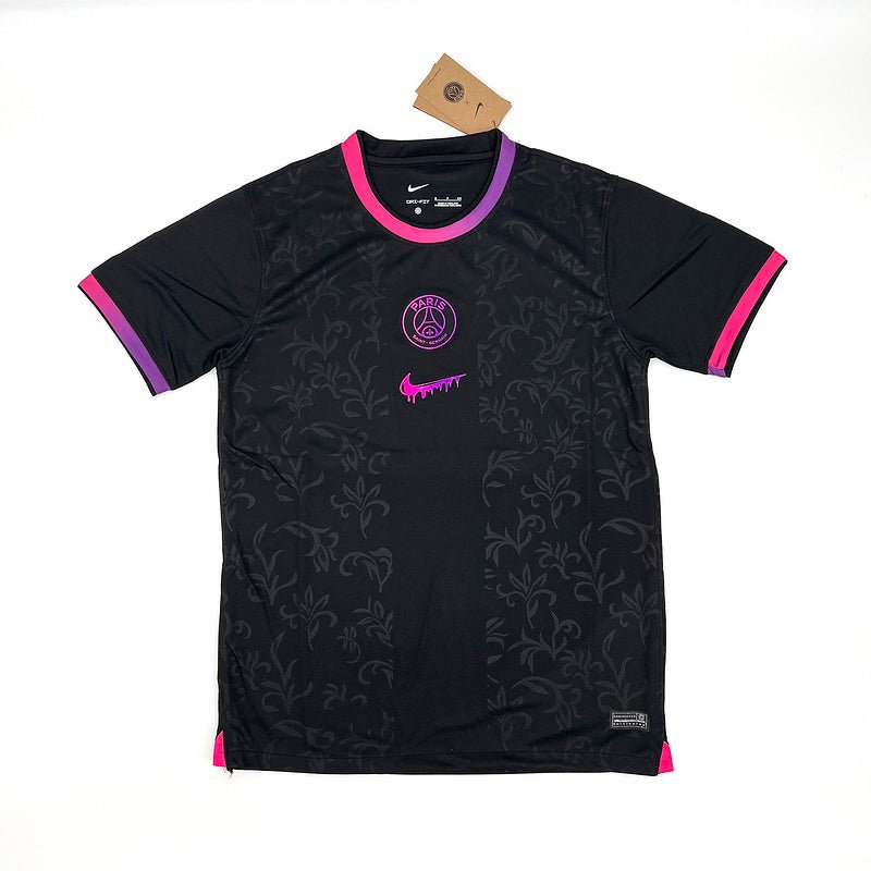 Camisa do PSG Especial 24/25 Preta e Rosa
