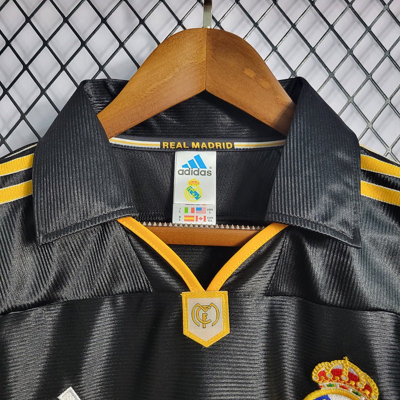 Camisa do Real Madrid - Adidas 1998/1999 Preta - DA Sports Oficial