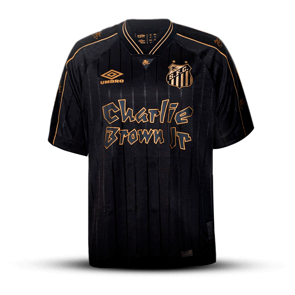 Camisa do Santos 24/25 Charlie Brown Jr. (Neymar Jr 10 Incluso) - DA Sports Oficial