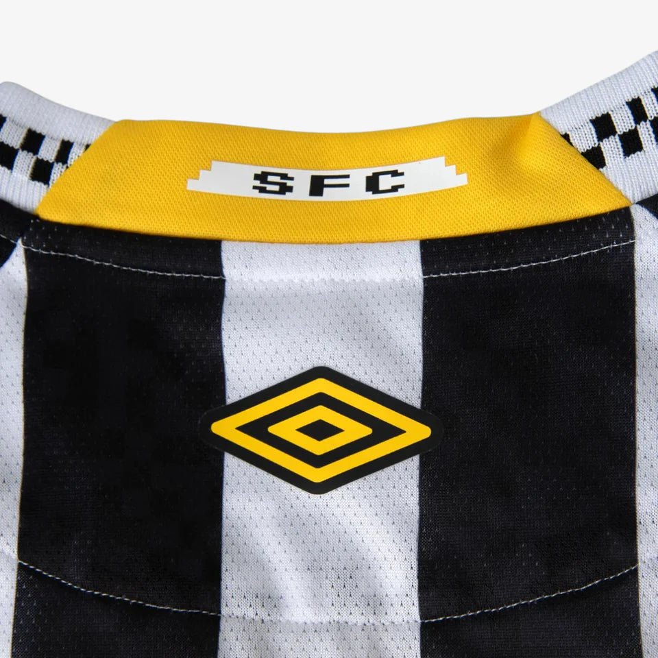 Camisa do Santos I 2025 preta e branca - DA Sports Oficial