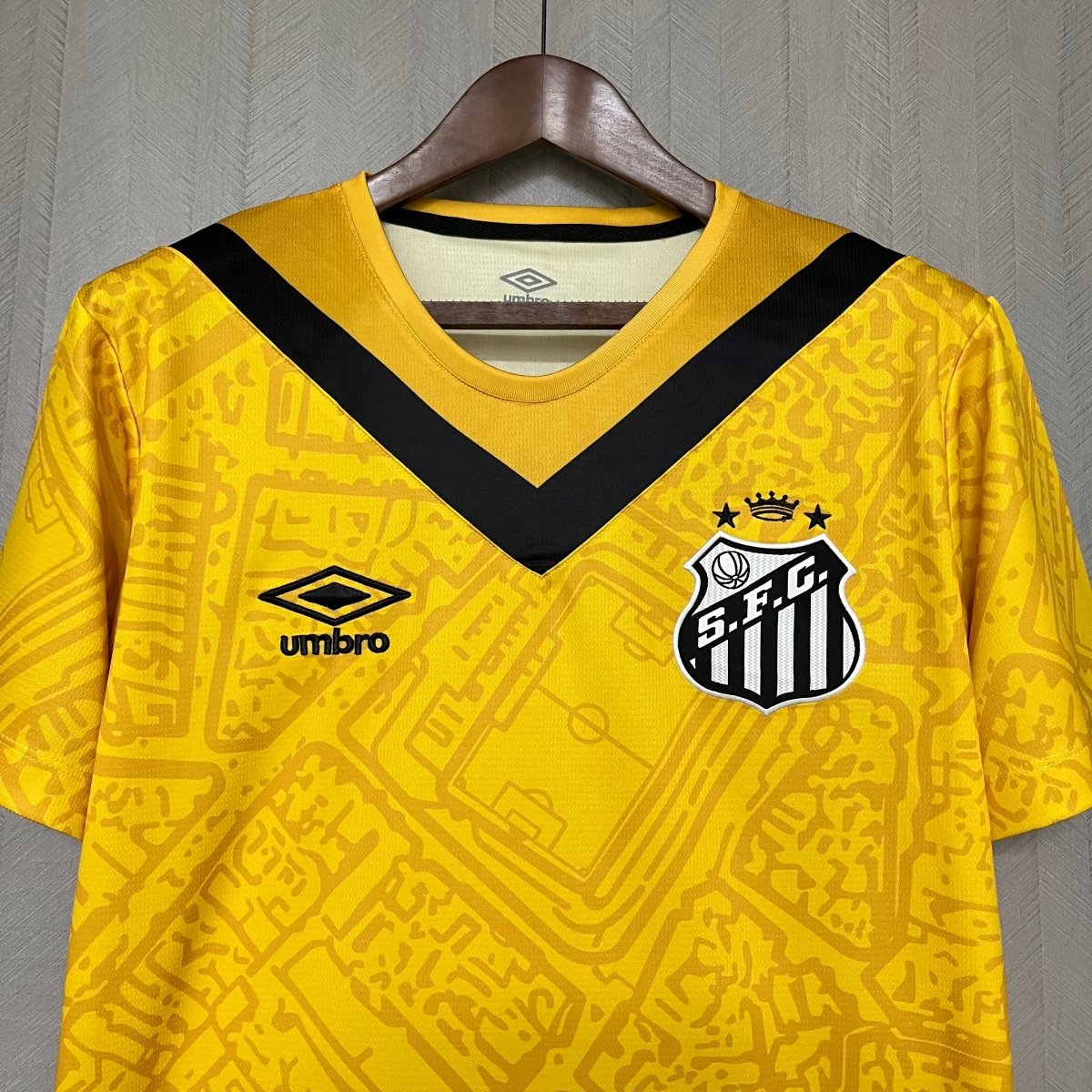 Camisa do Santos III 24/25 Amarela e preta - DA Sports Oficial