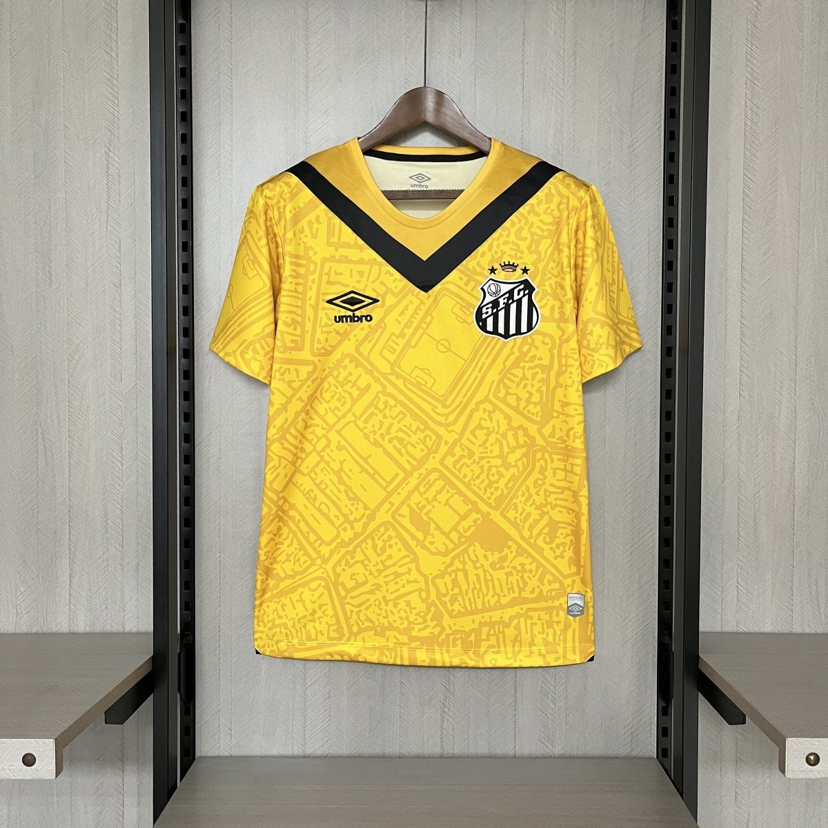 Camisa do Santos III 24/25 Amarela e preta - DA Sports Oficial