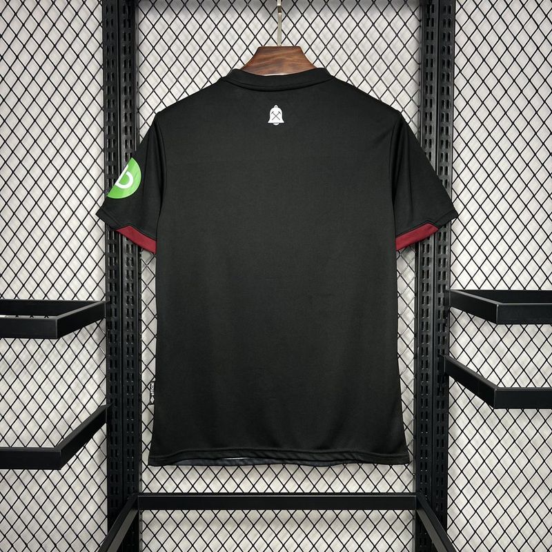 Camisa do West Ham Third 24/25 - Preta - DA Sports Oficial