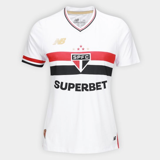 Camisa Feminina New Balance São Paulo 2025/26 I - DA Sports Oficial