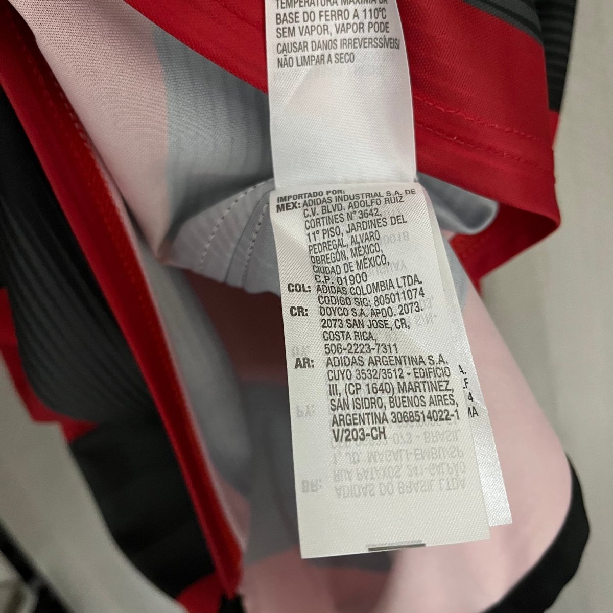 Camisa Flamengo I 23/24 s/n° Torcedor Adidas Masculina - Vermelho+Preto - DA Sports Oficial