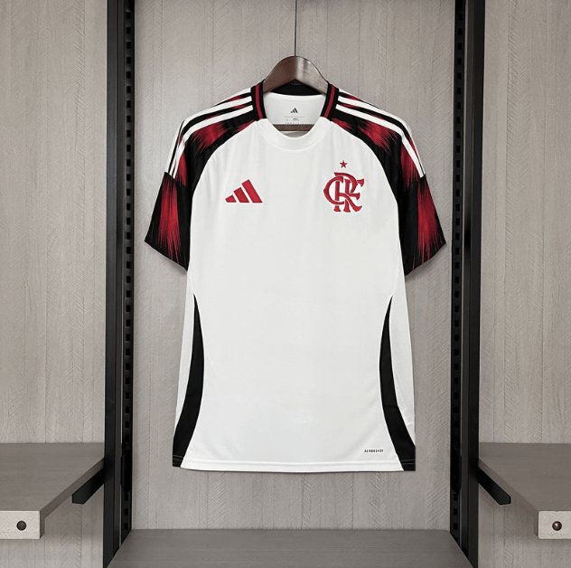 Camisa Flamengo II 2025/26 Torcedor Adidas Masculina - Branco - DA Sports Oficial