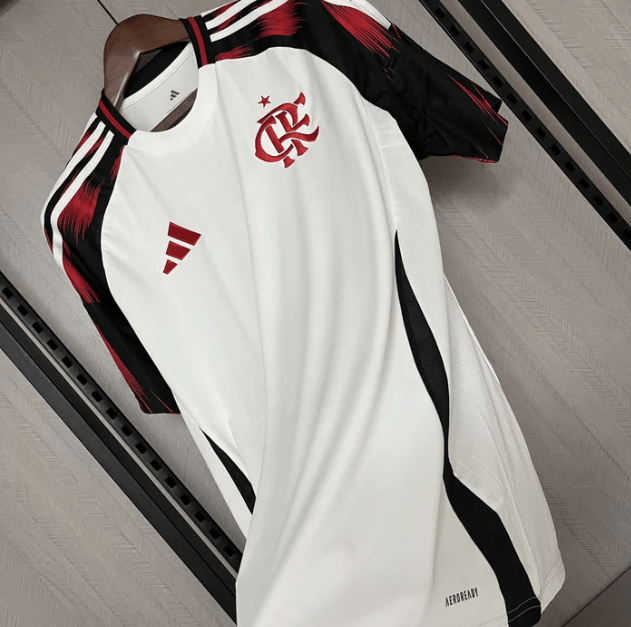 Camisa Flamengo II 2025/26 Torcedor Adidas Masculina - Branco - DA Sports Oficial