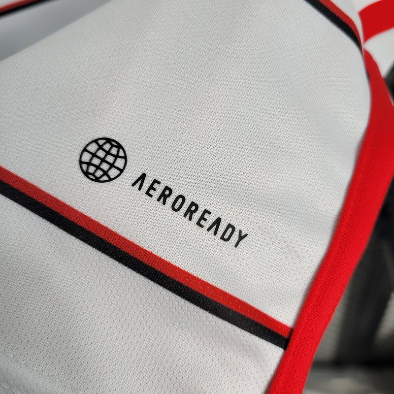 Camisa Flamengo II 23/24 s/n° Torcedor Adidas Masculina - Branca com detalhes em Dourado - DA Sports Oficial