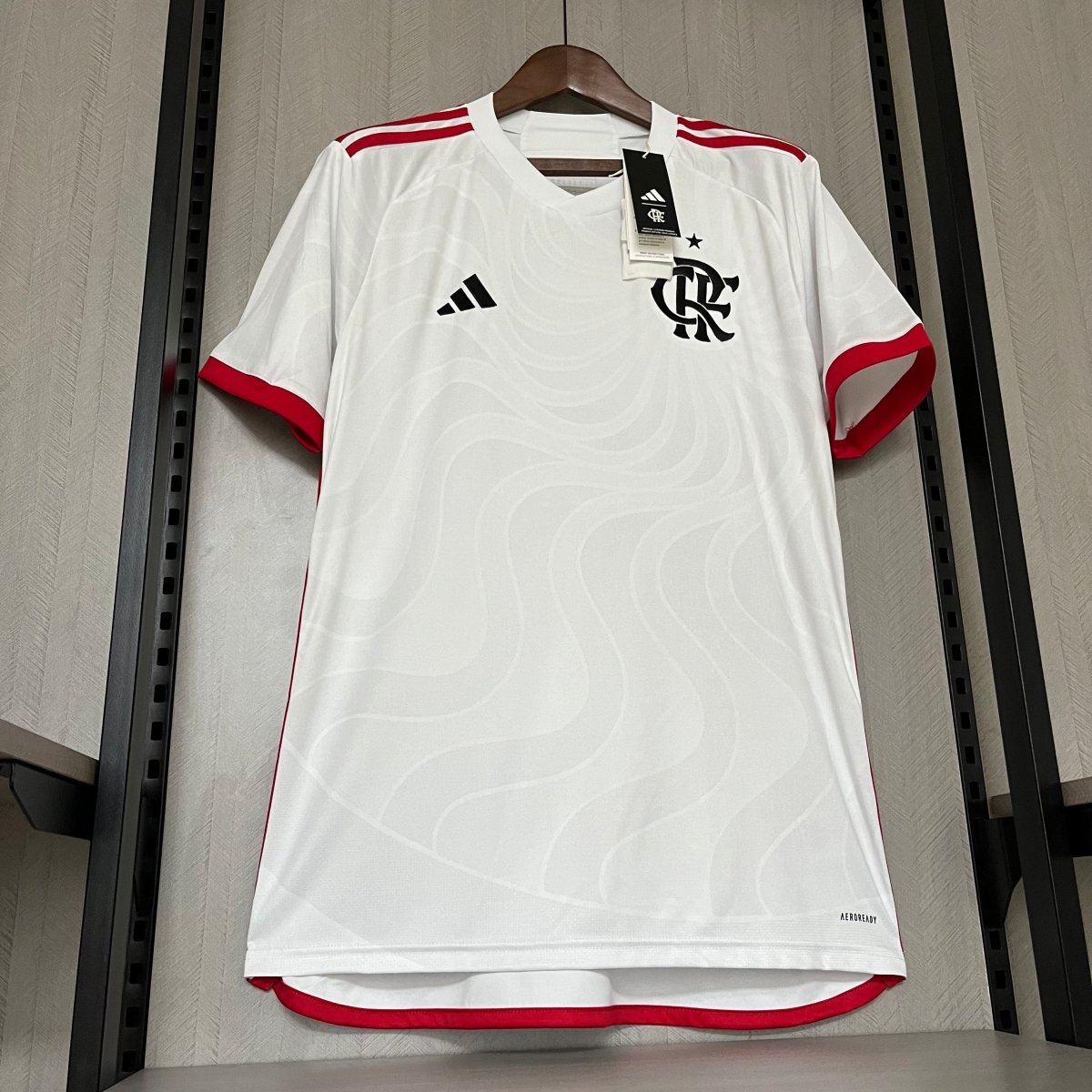 Camisa Flamengo II 24/25 s/n° Torcedor Adidas Masculina - Branco - DA Sports Oficial