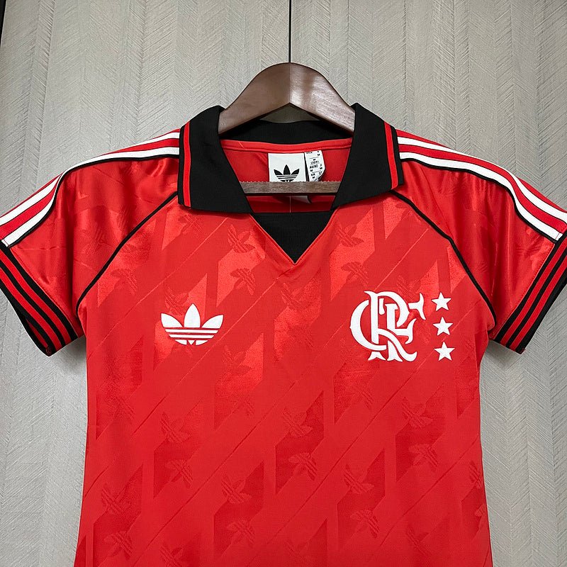 Camisa Flamengo Lifestyle 24/25 - Vermelho - (Feminina) - DA Sports Oficial