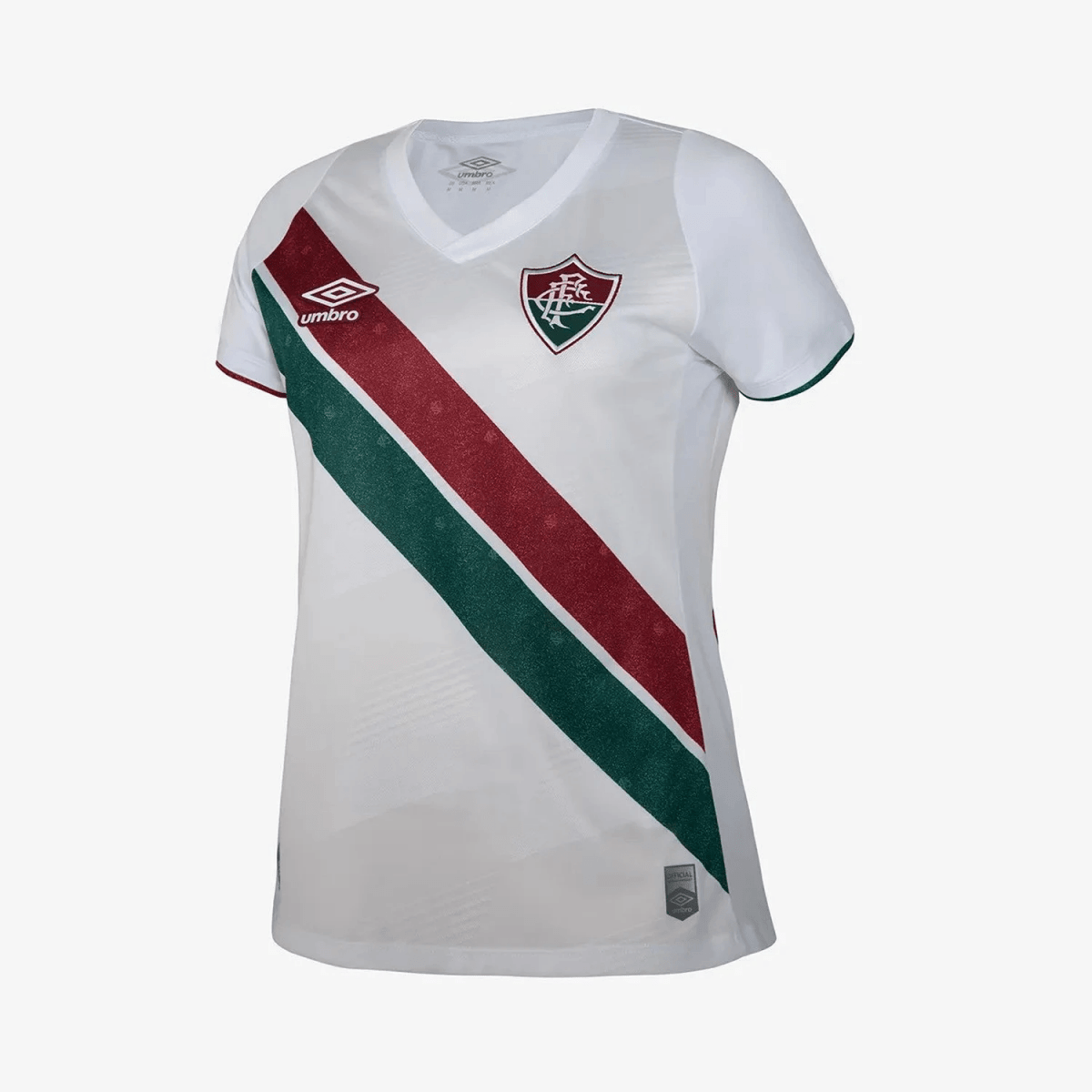Camisa Fluminense 24/25 I Tricolor Umbro Branca - (Feminina) - DA Sports Oficial
