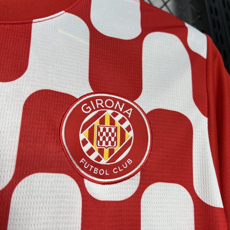 Camisa Girona I 24/25 Puma - Vermlha e Branco - DA Sports Oficial