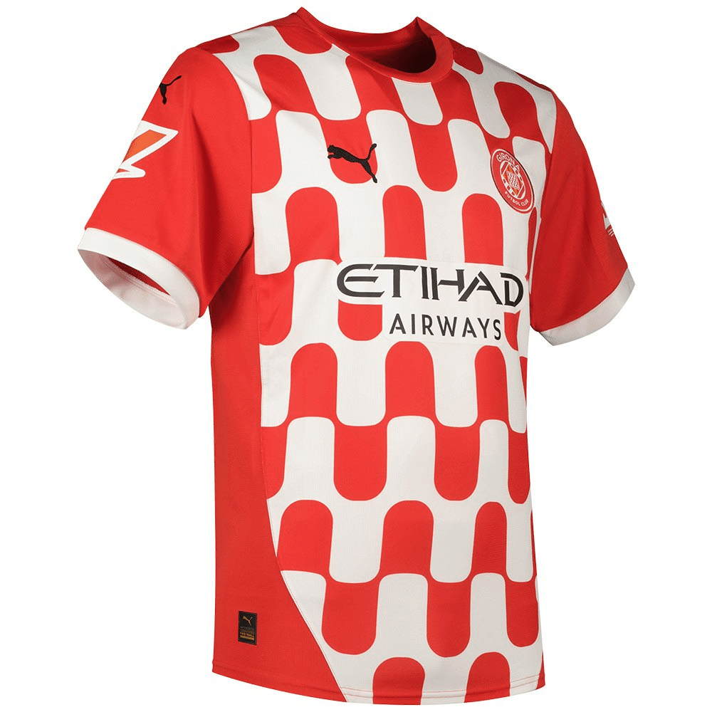 Camisa Girona I 24/25 Puma - Vermlha e Branco - DA Sports Oficial
