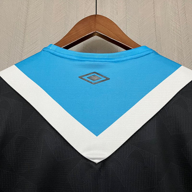 Camisa Grêmio III 24/25 Torcedor Umbro Masculina - Preto+Branco - DA Sports Oficial