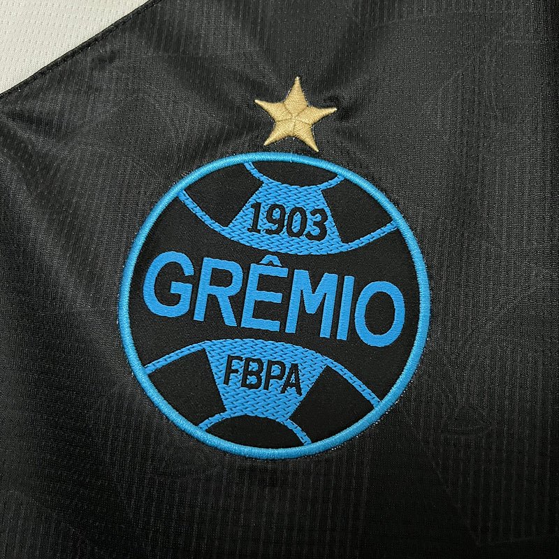 Camisa Grêmio III 24/25 Torcedor Umbro Masculina - Preto+Branco - DA Sports Oficial