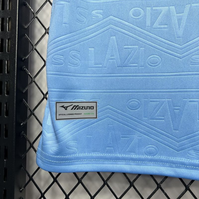 Camisa Lazio Home 24/25 Mizuno - Azul - DA Sports Oficial