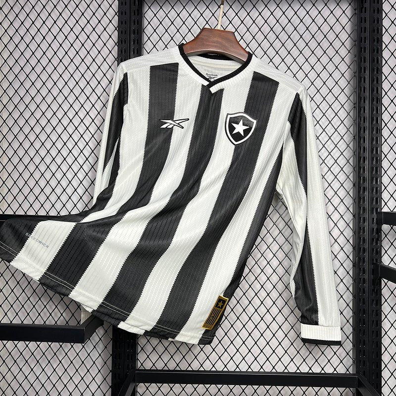Camisa manga longa Botafogo 24/25 Preta e Branca - DA Sports Oficial