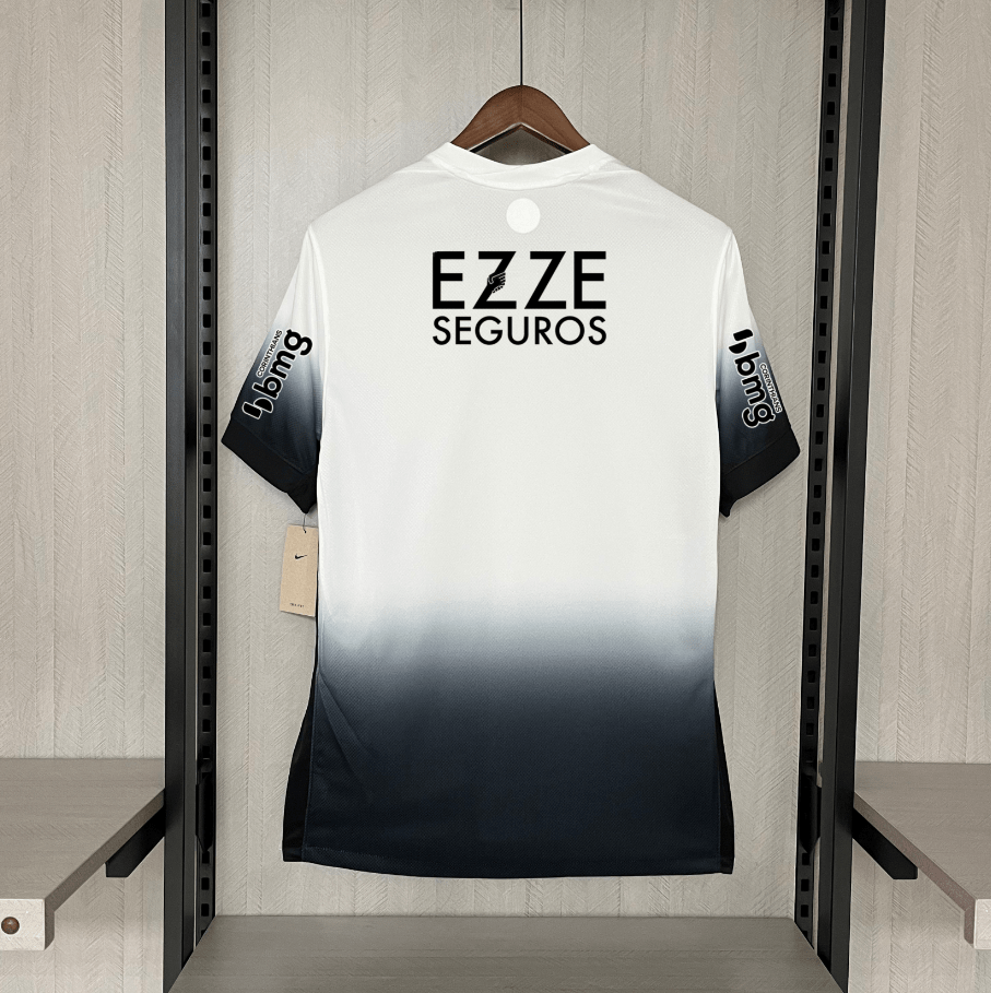 Camisa Nike Corinthians Casa 24/25 - Branca (Com todos patrocinadores) - DA Sports Oficial