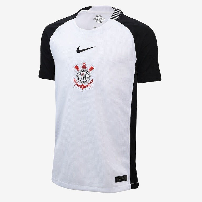 Camisa Nike Corinthians I 2025 - Preta e Branca - Masculina - DA Sports Oficial