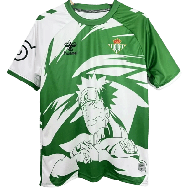 Camisa Real Betis 2025 Hummel oficial Naruto
