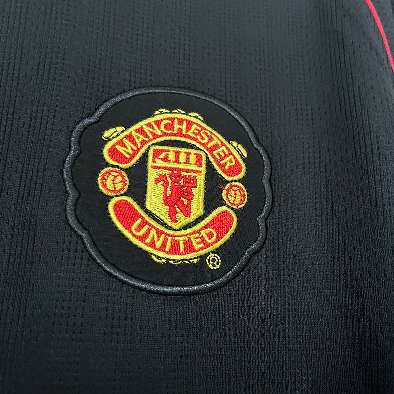 Camisa Retrô Away II do Manchester United 2007 Preta - Manga Longa - DA Sports Oficial