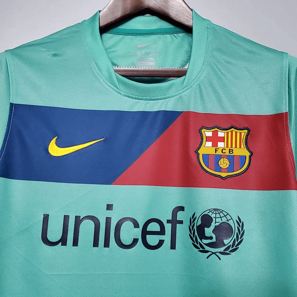 Camisa Retrô Barcelona Away 2010/11 Azul - DA Sports Oficial