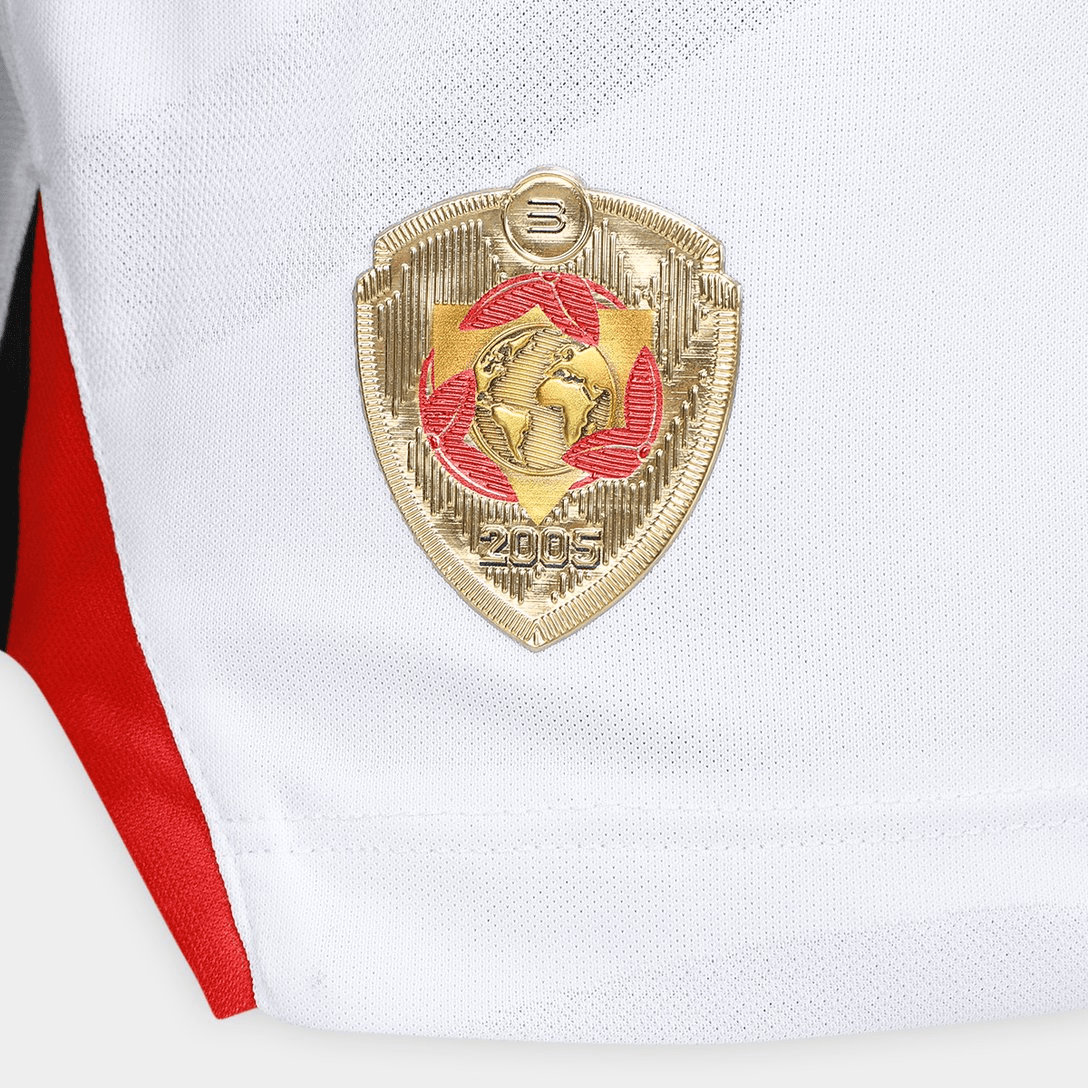 Camisa São Paulo 25/26 Casa New Balance Masculina - Branco+Vermelho - Jogador - DA Sports Oficial