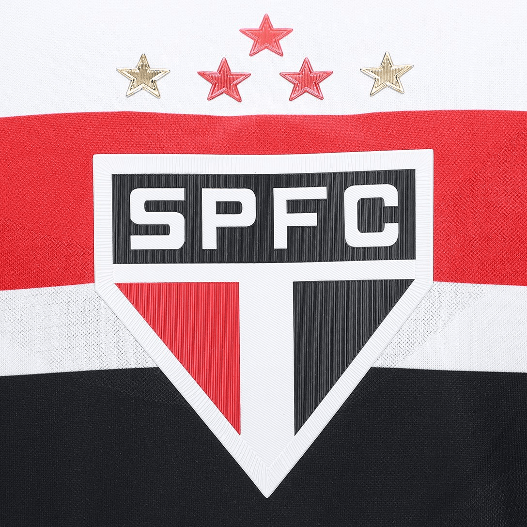 Camisa São Paulo 25/26 Casa New Balance Masculina - Branco+Vermelho - Jogador - DA Sports Oficial